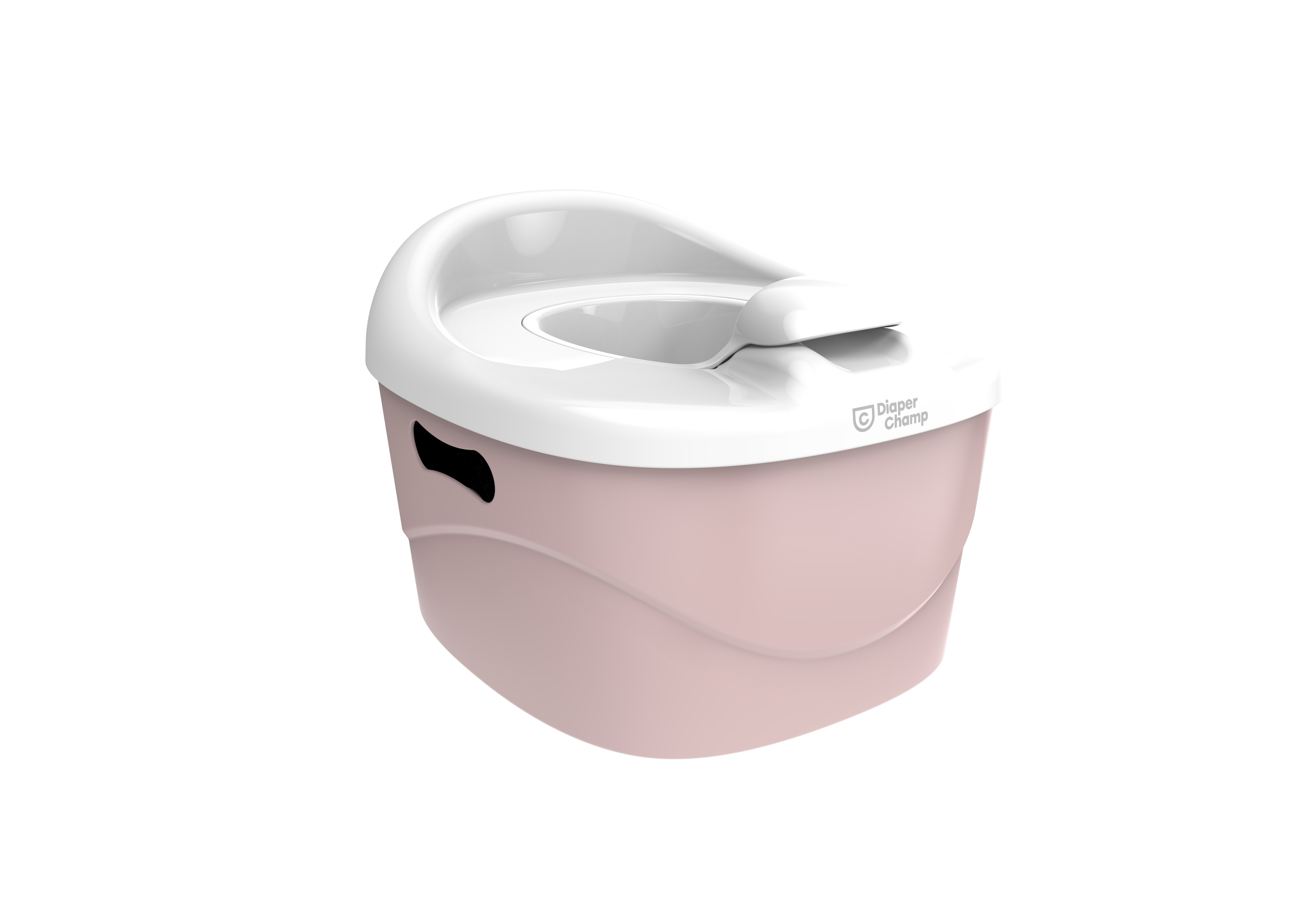 Pot 3 en 1 DiaperChamp - Vieux rose