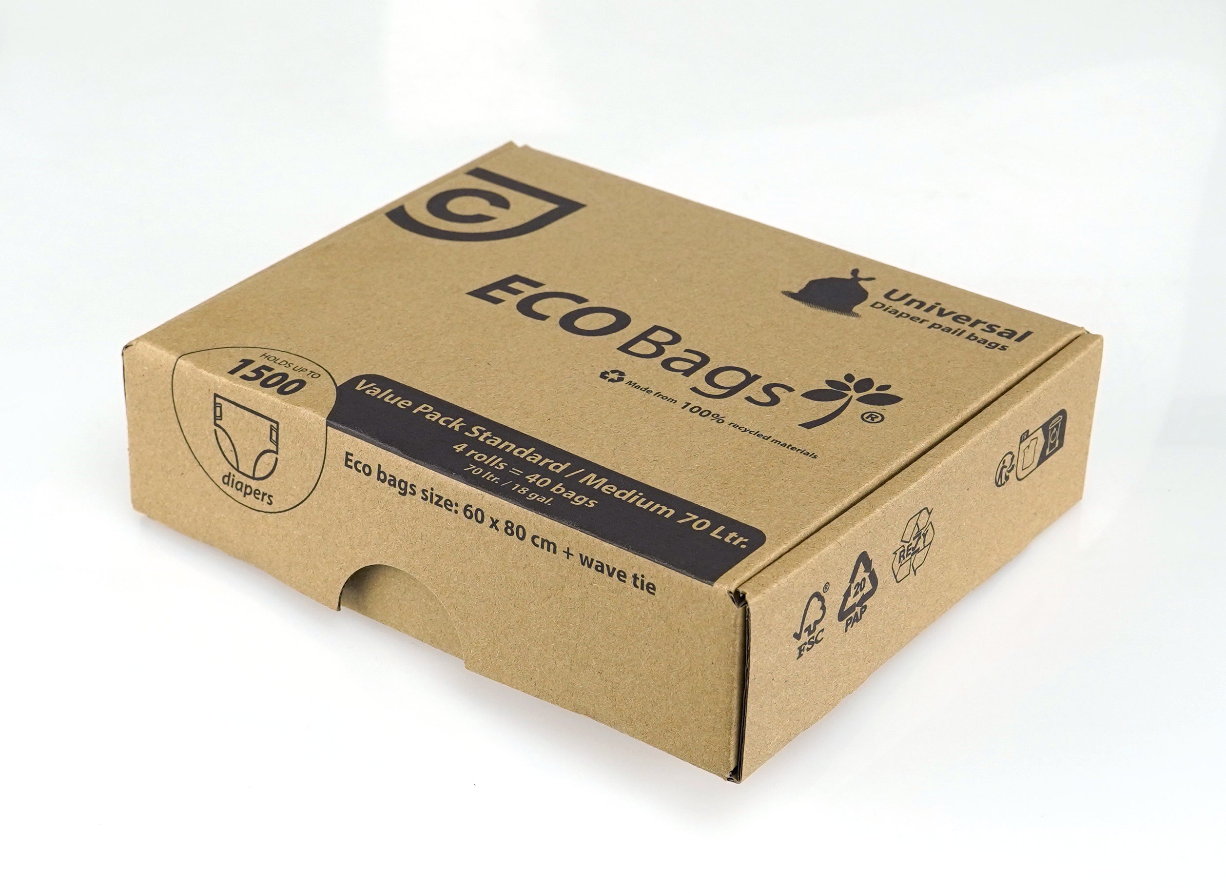 Sacs écologiques multipack – 4x 70L