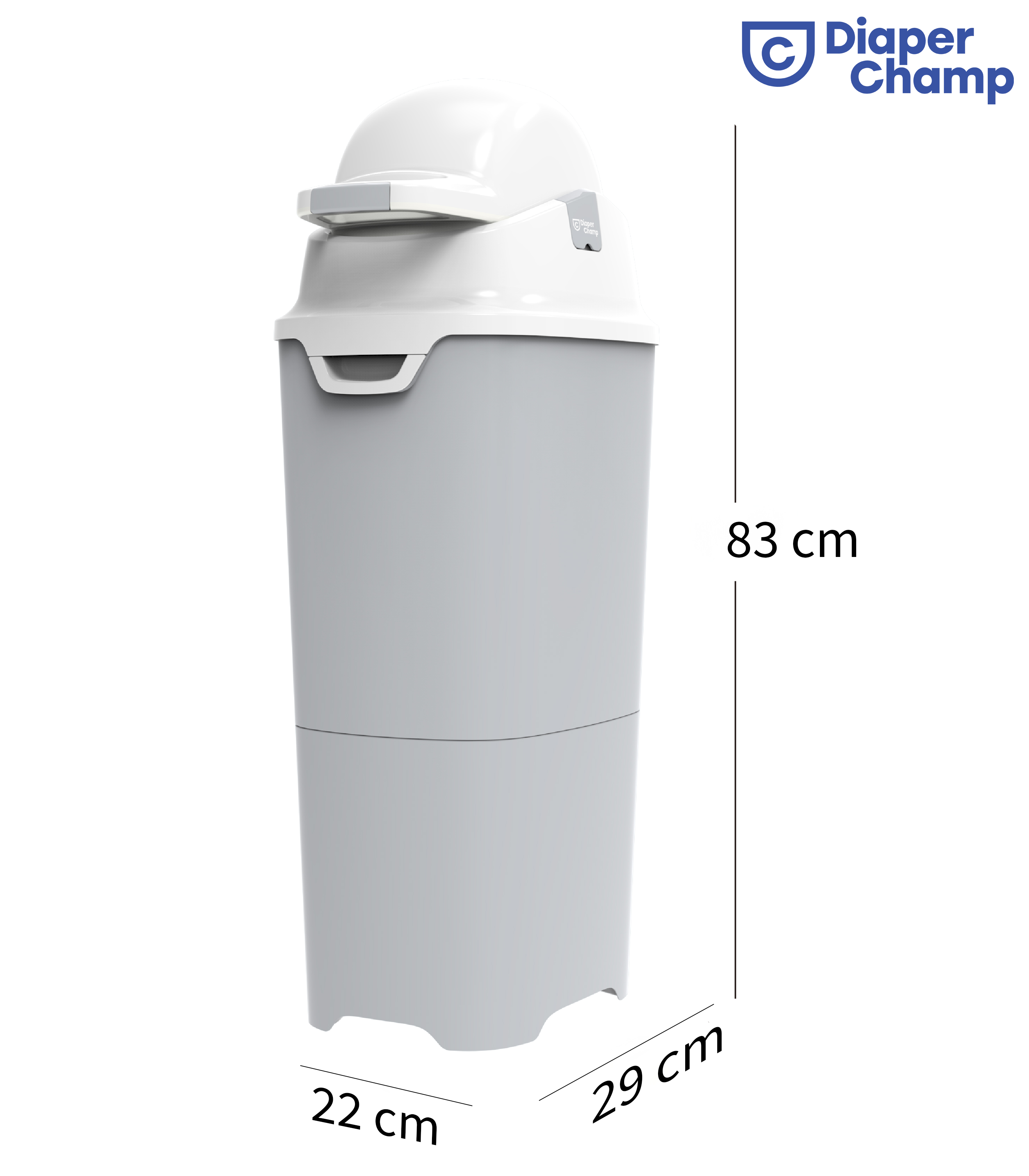 Couche-culotte Maxi ONE de DiaperChamp - Argent