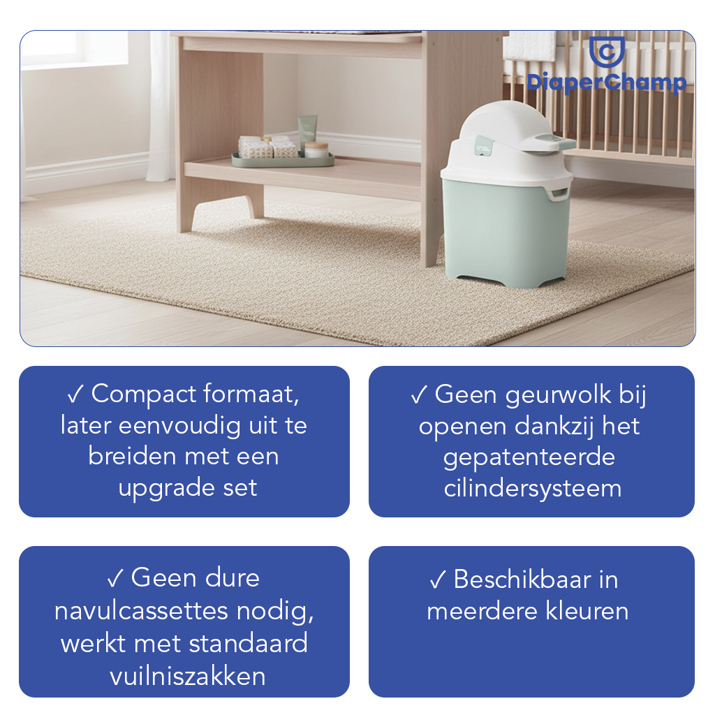 DiaperChamp ONE Standard - Vert clair