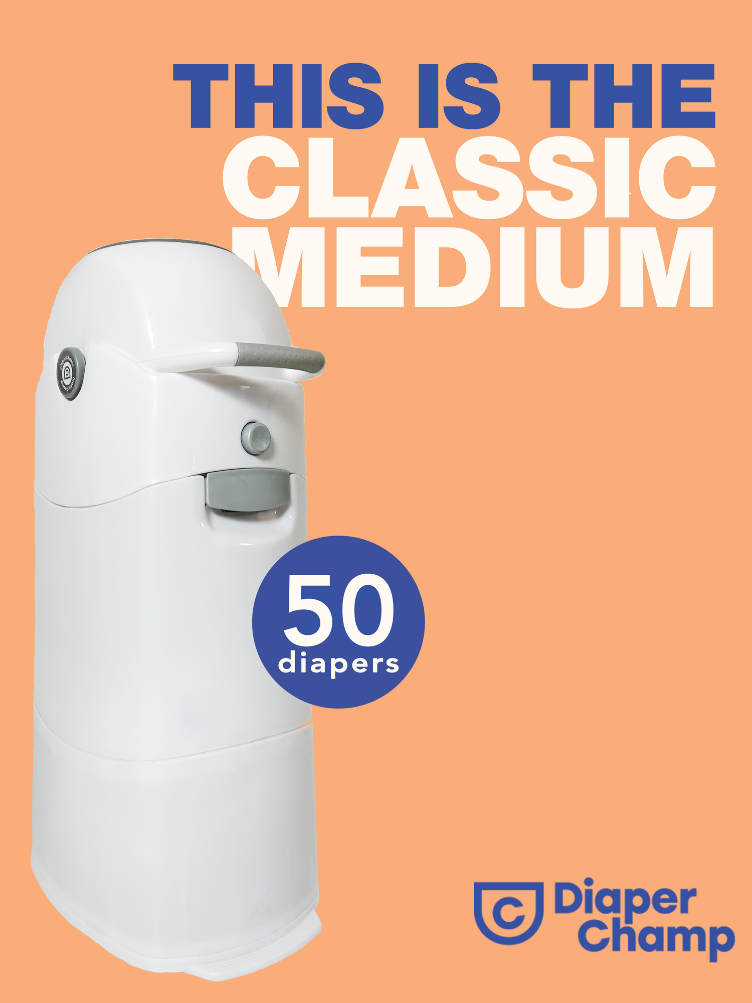 DiaperChamp Classic - Moyen - Lot de 2