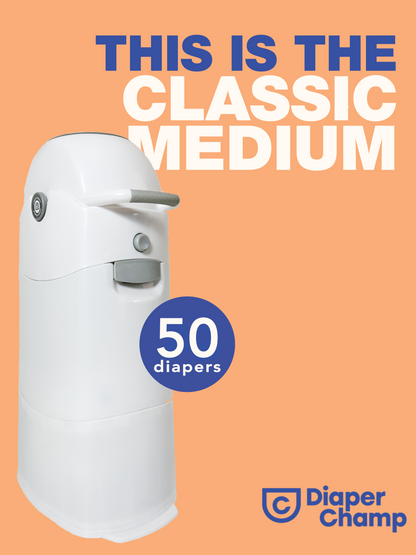 DiaperChamp Classic - Moyen - Lot de 2
