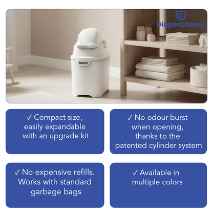 DiaperChamp ONE Standard - Blanc