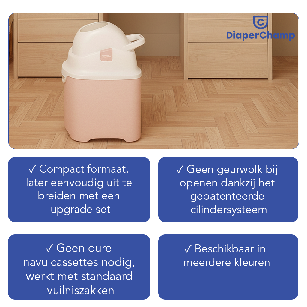 DiaperChamp ONE Standard - Rose Ancien