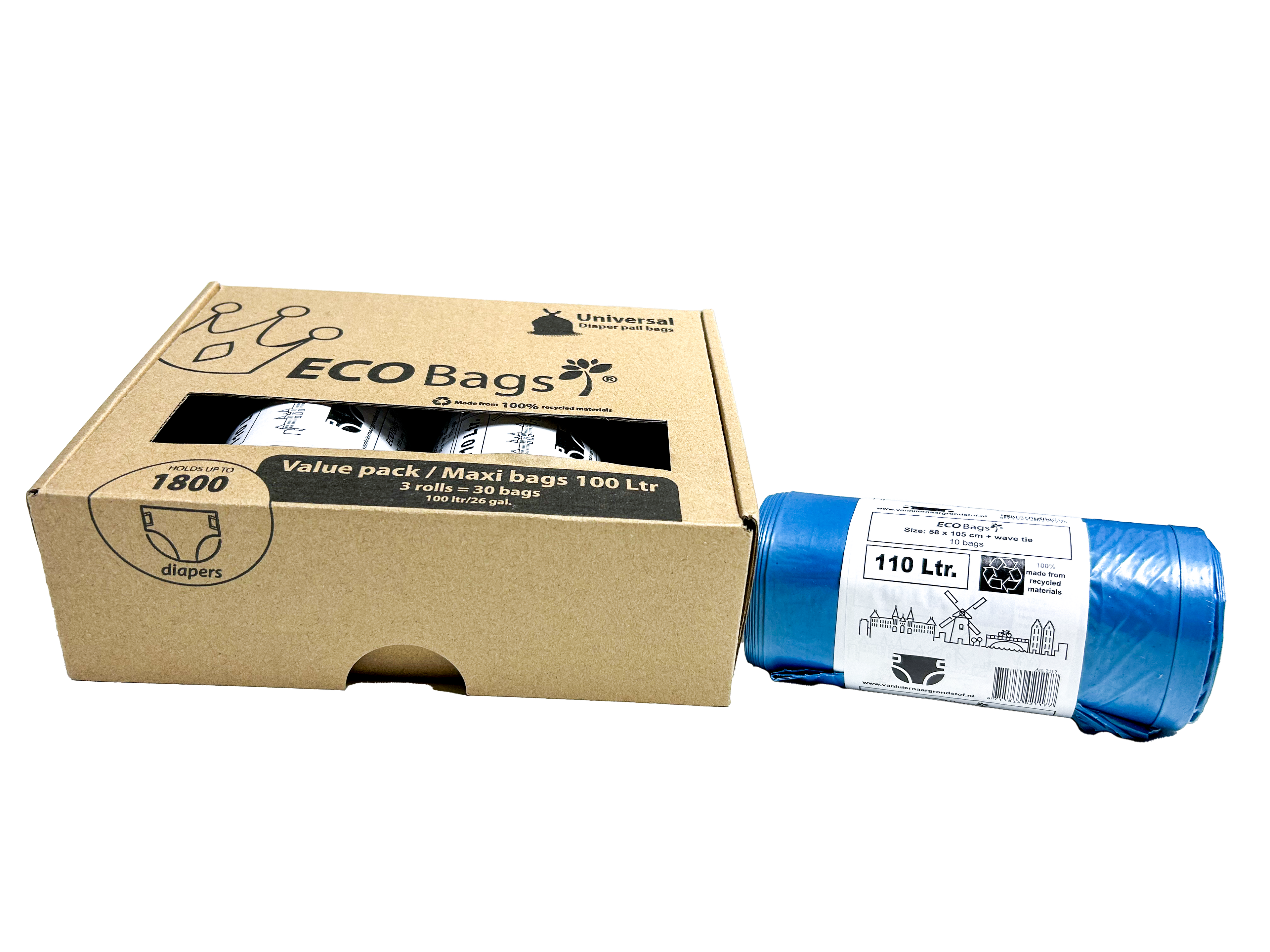 Sacs ECO Multipack - 3x 100L