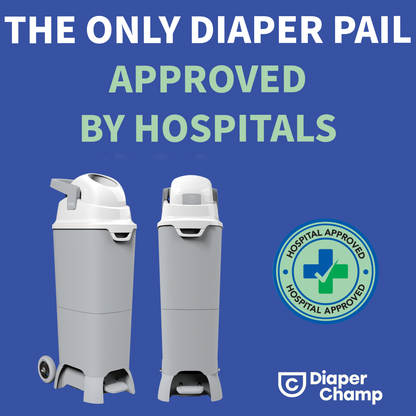 DiaperChamp ONE Maxi Handsfree (mains libres) - Argent