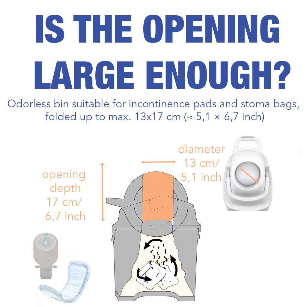 DiaperChamp ONE Standard - Argent