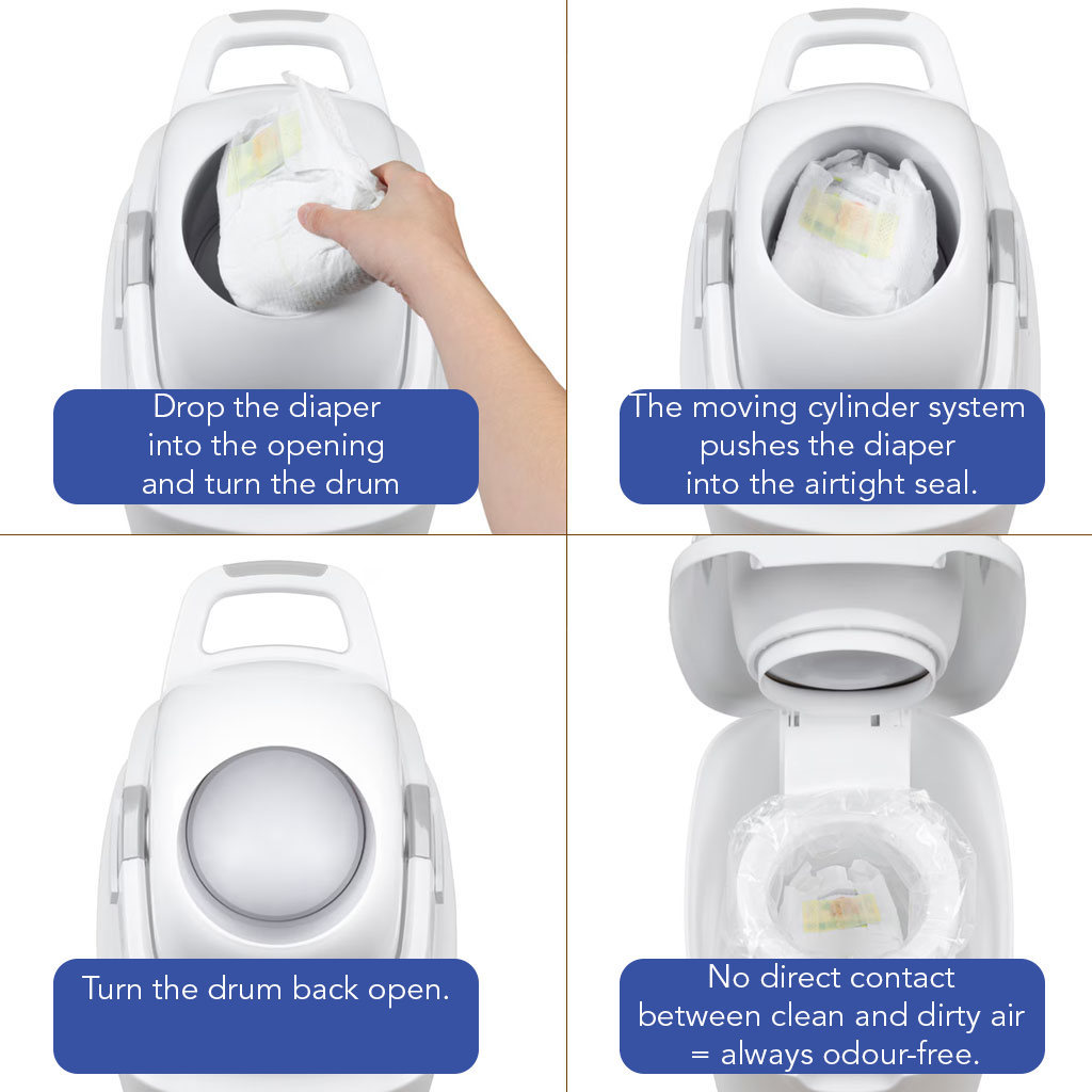 DiaperChamp ONE Standard - Argent