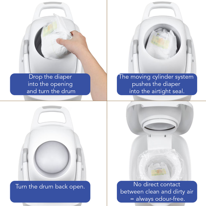 DiaperChamp ONE Standard - Argent